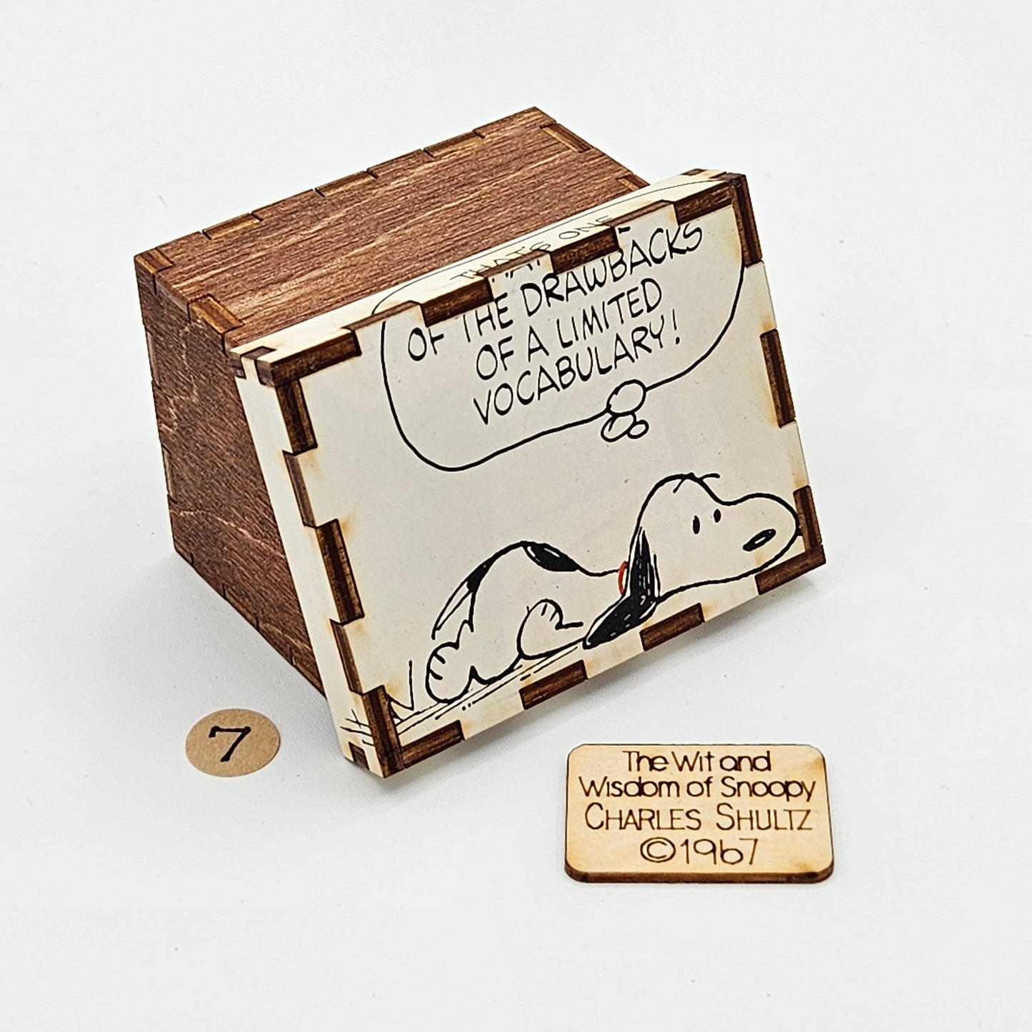 1967 "The Wit and Wisdom of Snoopy" Story Boxes
