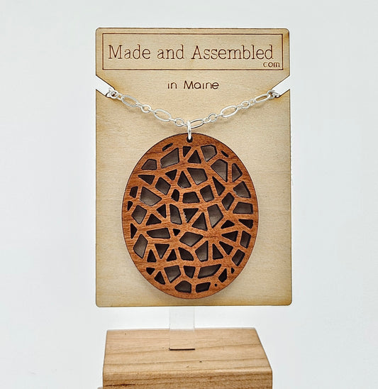 Wooden Necklace - Matrix