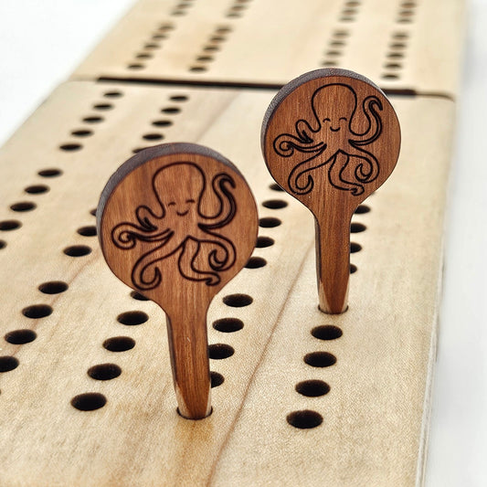 Cribbage Pegs - Octopus