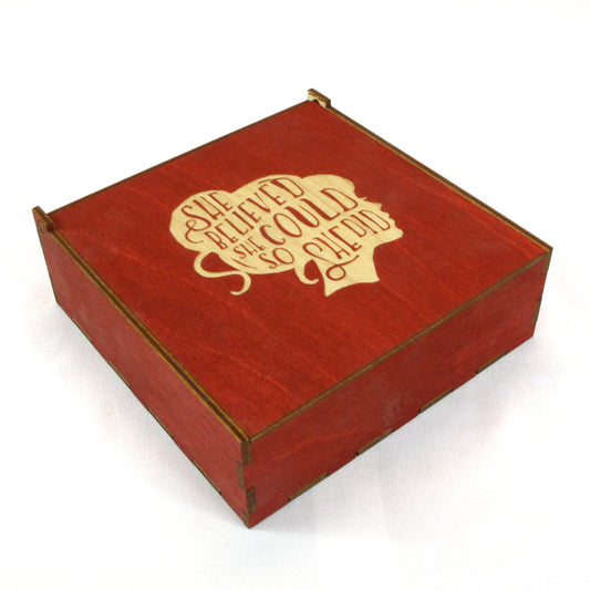 Square Gift Box - Red