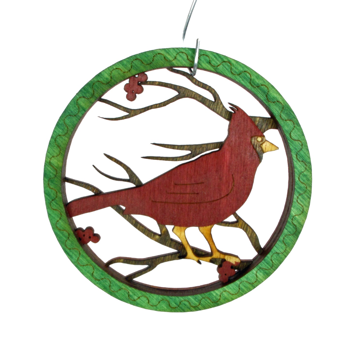 Layered Ornament - Cardinal
