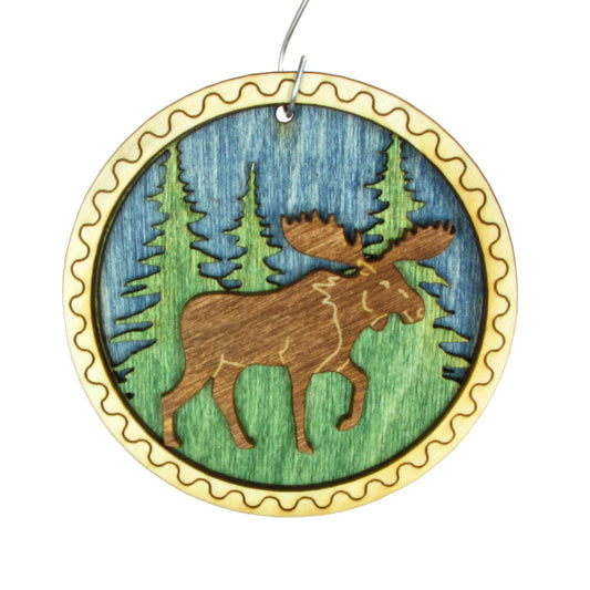 Layered Ornament - Moose