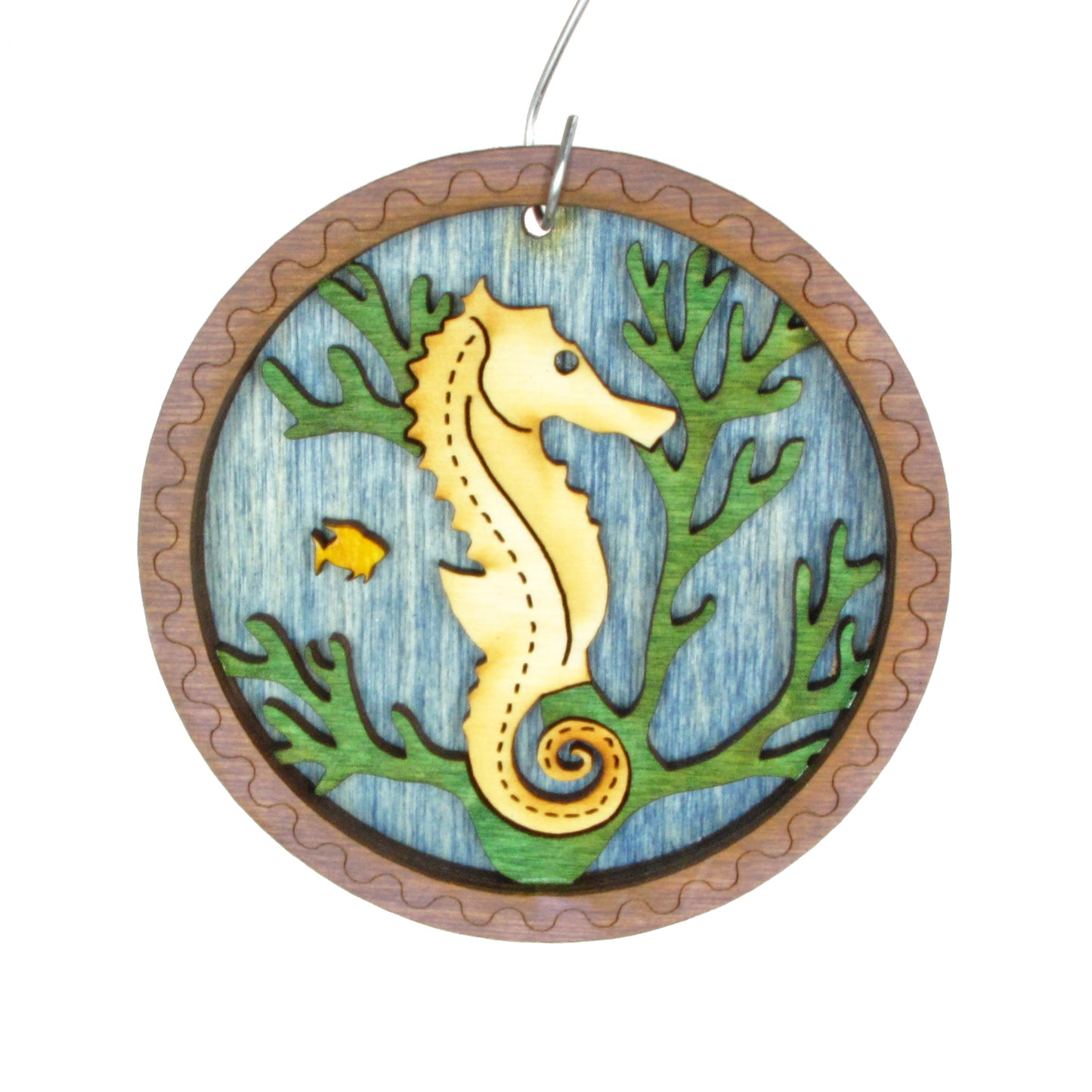 Layered Ornament - Seahorse