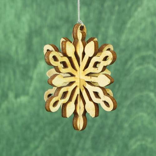 Mini Snowflake Ornament - Singles