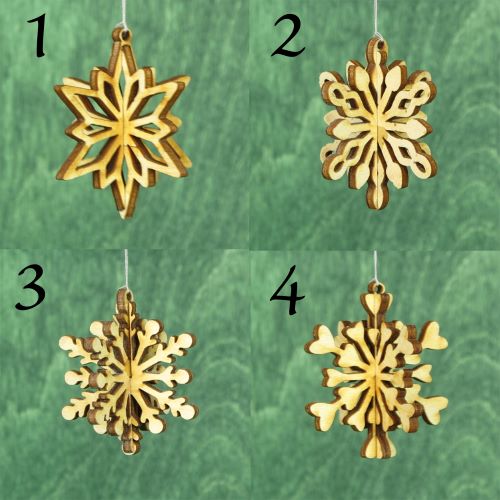 Mini Snowflake Ornament - Singles