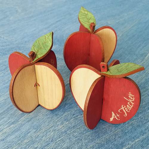 Teacher's Apple Ornaments